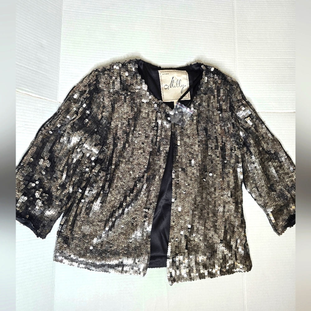 Milly Original Sequined Jacket NWT